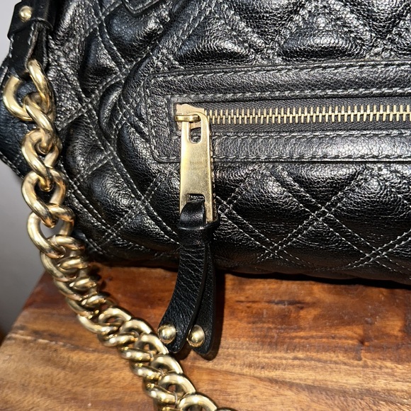 Y2K Marc Jacobs Black Quilted Stam Bag Purse - Picture 3 of 16